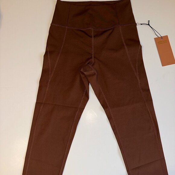 Girlfriend Collective Compressive High-Rise Capri Brown Size Medium - Picture 1 of 9